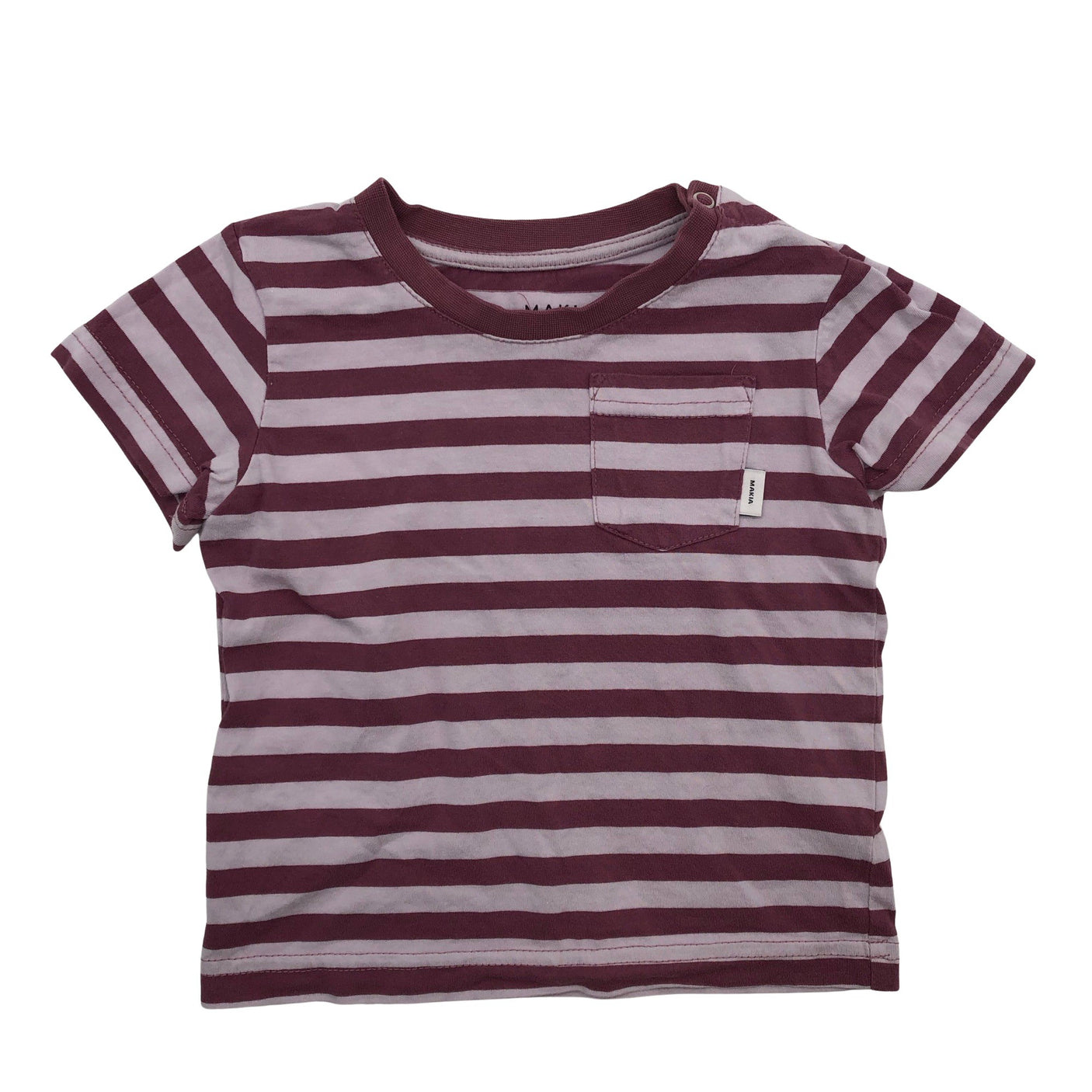 Unisex Makia - T-paita, koko 62 - 68 - Violetti (1)