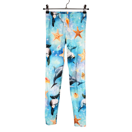 Tyttöjen Pop & Co Helsinki - Leggingsit, koko 134 - 140 - Turkoosi ()