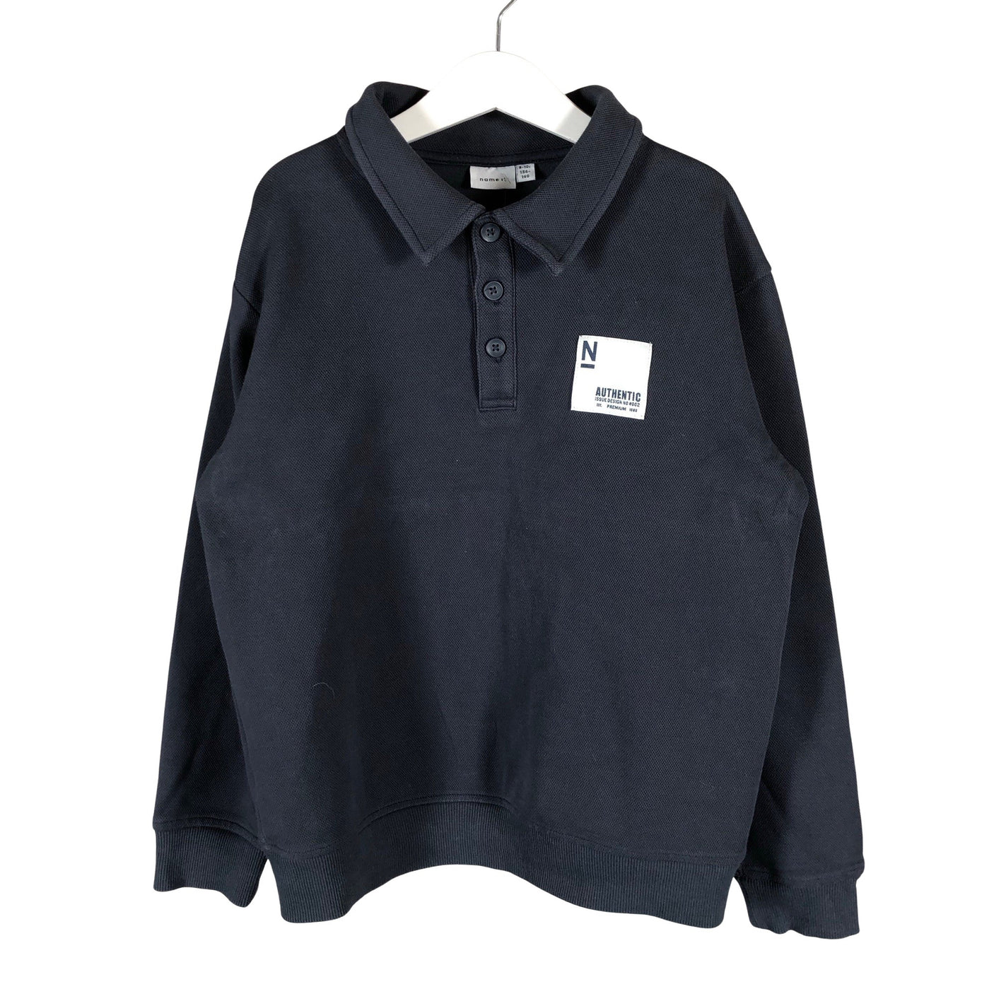 Poikien Name It - Pikeepaita, koko 134 - 140 - Harmaa (1)
