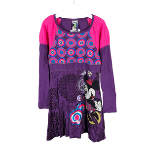 Tyttöjen Desigual - Trikoomekko, koko 134 - 140 - Violetti (1)