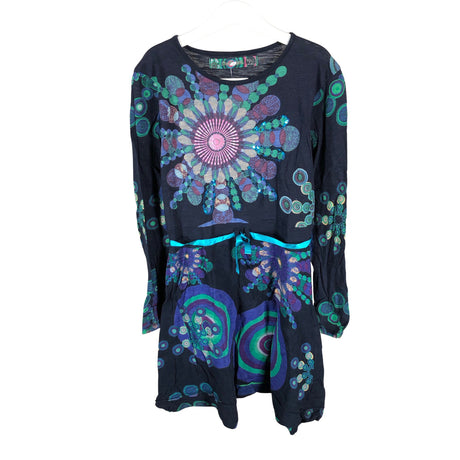 Tyttöjen Desigual - Trikoomekko, koko 146 - 152 - Sininen ()