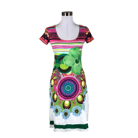 Naisten Desigual - Trikoomekko, koko 36 - Pinkki ()