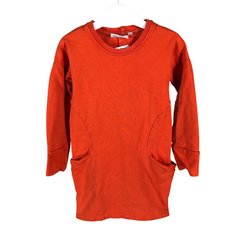 Tyttöjen Gugguu - Collegemekko, koko 122 - 128 - Oranssi ()