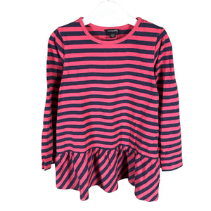 Tyttöjen Marimekko - Trikoomekko, koko 122 - 128 - Pinkki (1)