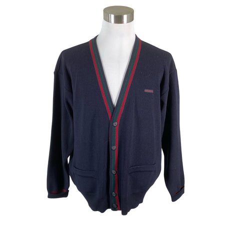 Miesten Paul&Shark - Neuletakki, koko L - Sininen ()