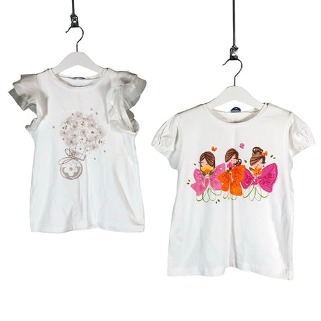 Unisex Mayoral - T-paita, koko 128 - 134 - Valkoinen ()