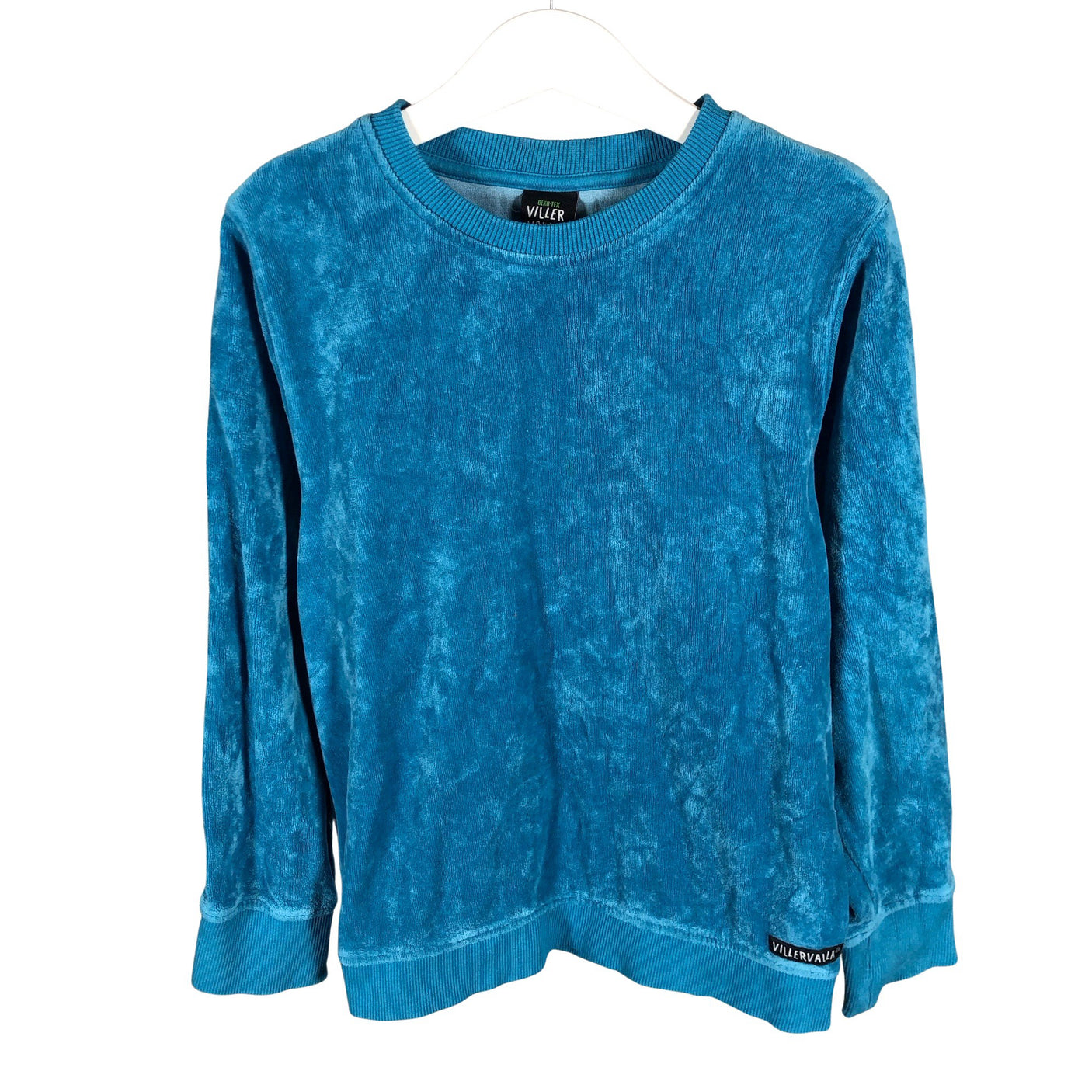 Unisex Villervalla - Collegepaita, koko 122 - 128 - Sininen (1)