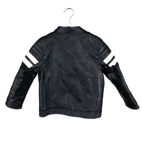 Unisex DeFacto - Nahkatakki, koko 110 - 116 - Musta (2)