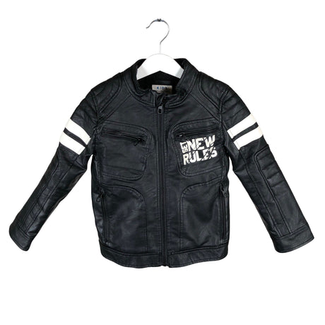 Unisex DeFacto - Nahkatakki, koko 110 - 116 - Musta ()