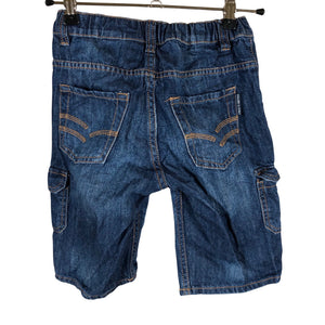 Unisex Polarn O. Pyret - Farkkushortsit, koko 122 - 128 - Sininen (2)