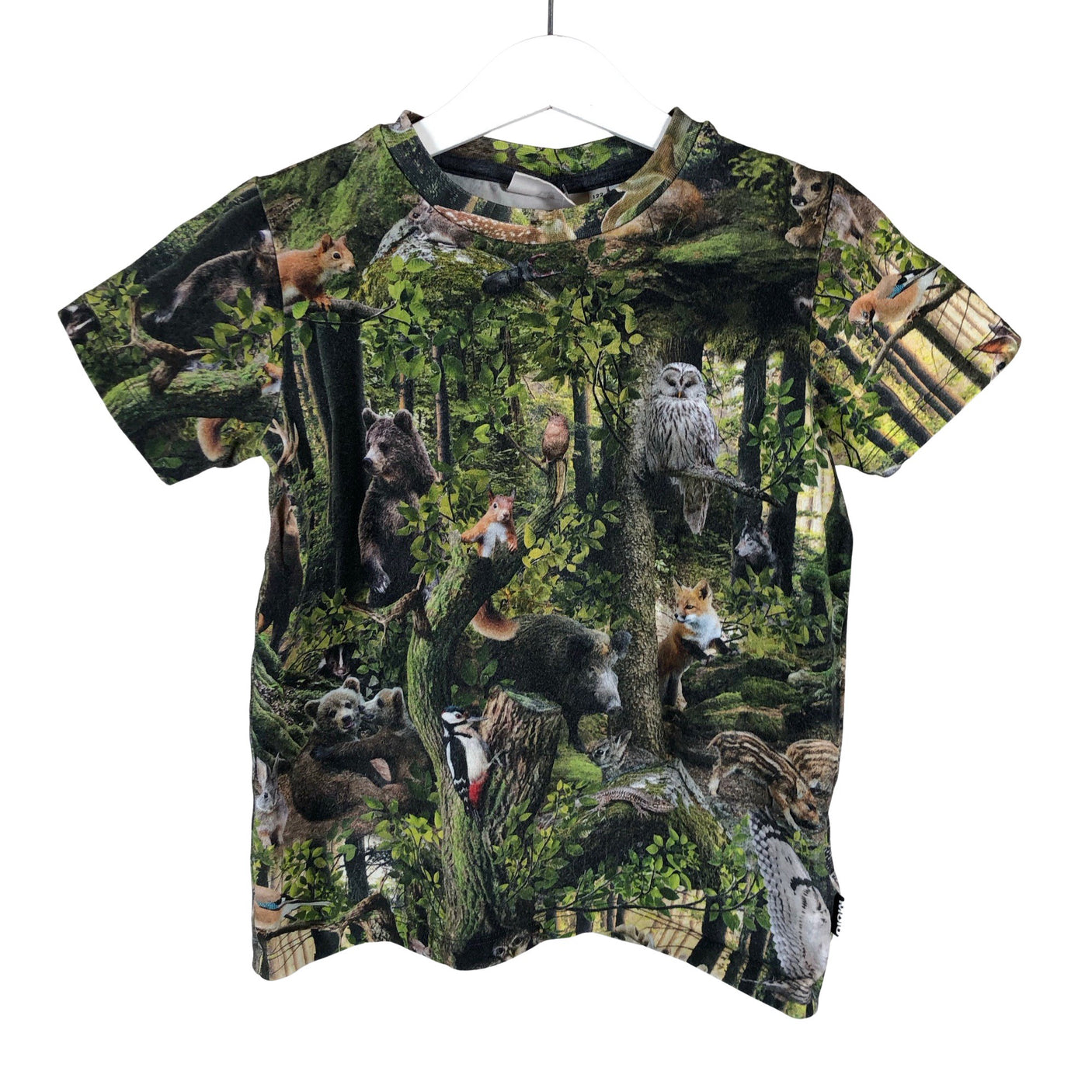 Unisex Molo Kids - T-paita, koko 116 - 122 - Vihreä (1)