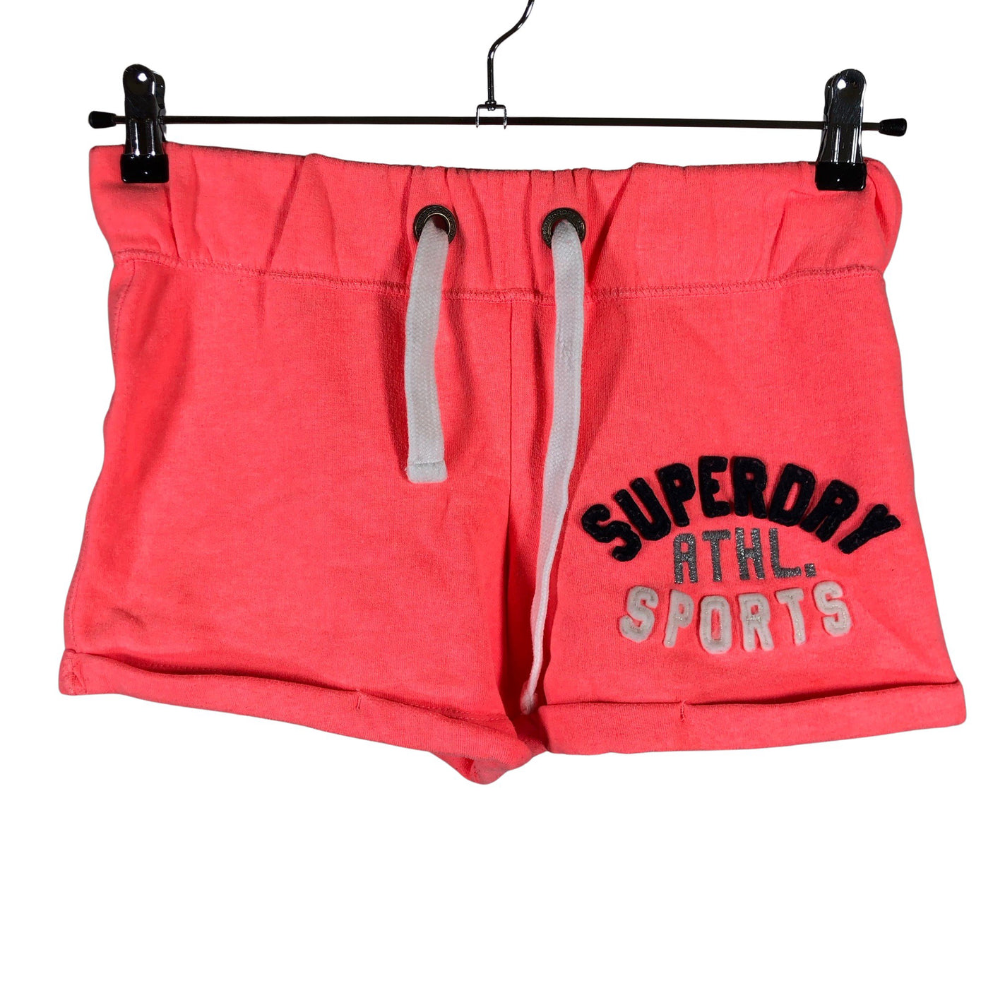 Naisten Superdry - Collegeshortsit, koko 34 - Pinkki (1)