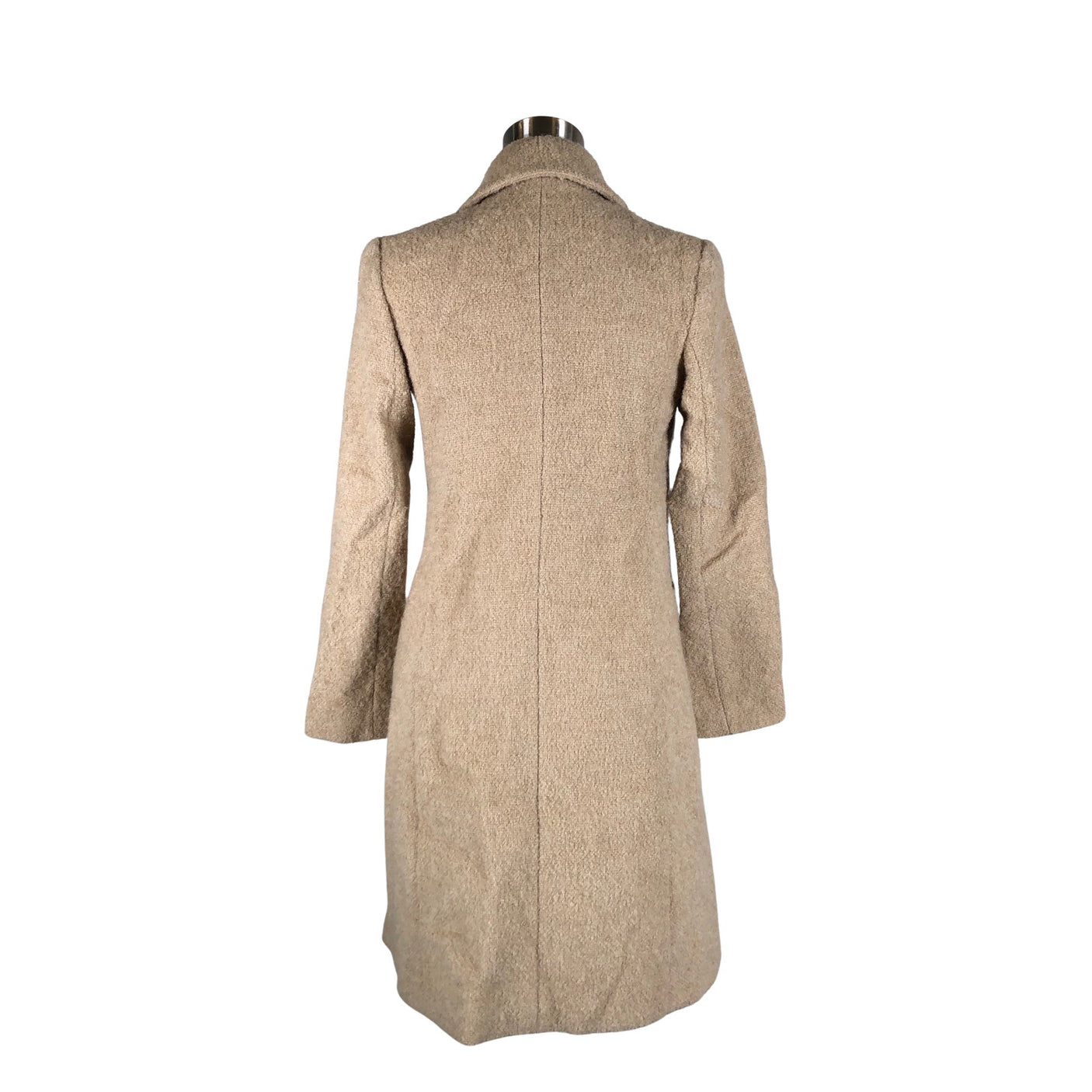 Naisten Massimo Dutti - Villakangastakki, koko 34 - Ruskea (2)