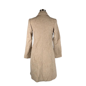 Naisten Massimo Dutti - Villakangastakki, koko 34 - Ruskea (2)
