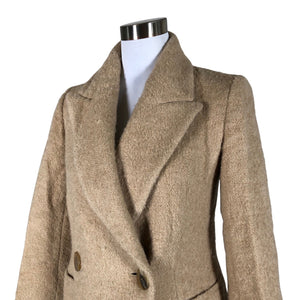 Naisten Massimo Dutti - Villakangastakki, koko 34 - Ruskea (3)