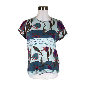 Naisten Marimekko - T-paita, koko 38 - Sininen (1)