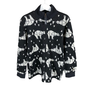 Unisex NOSH - Neuletakki, koko 128 - 134 - Musta (1)