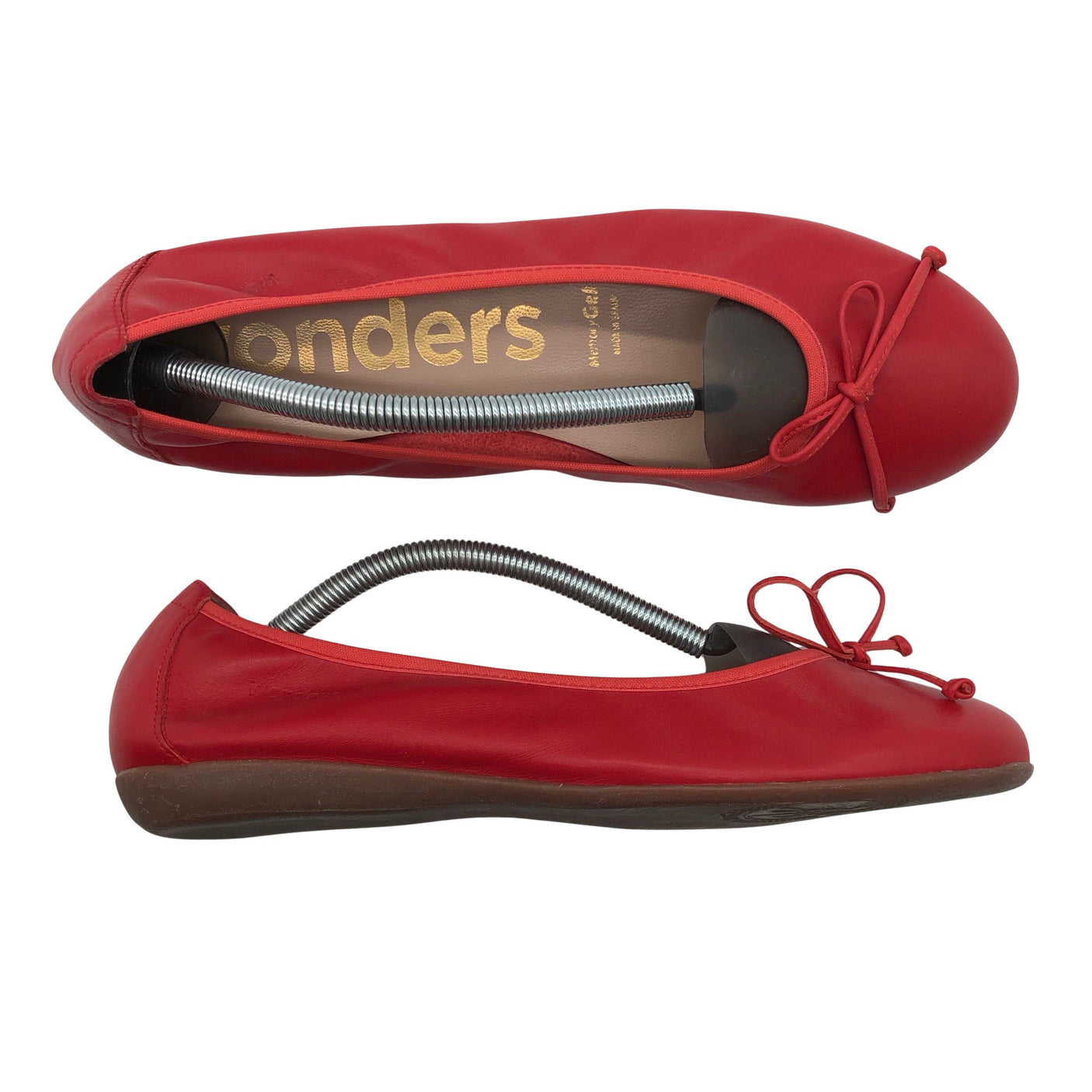 Naisten Wonders - Ballerinat, koko 40 - Punainen (1)