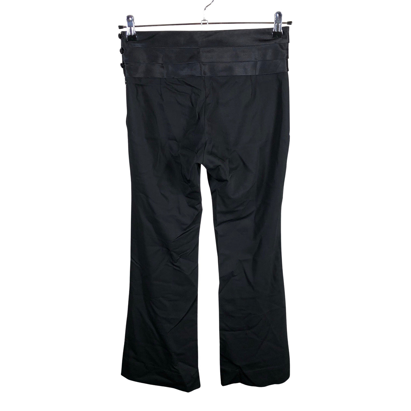 Naisten Pink Tartan - Suorat housut, koko 38 - Musta (2)