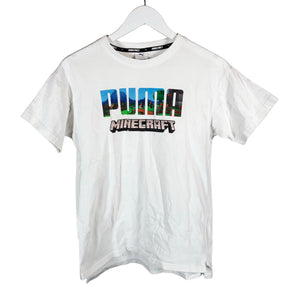 Unisex Puma - T-paita, koko 158 - 164 - Valkoinen (1)