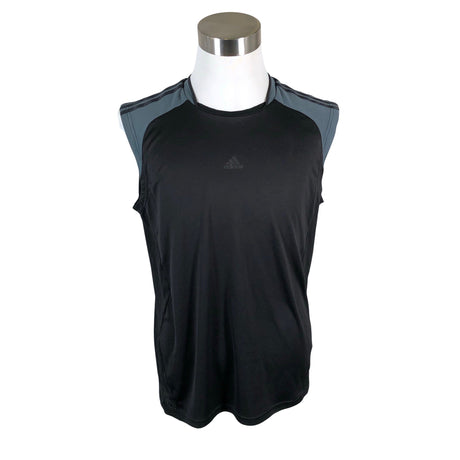 Miesten Adidas - Hihaton urheilupaita, koko XL - Musta ()