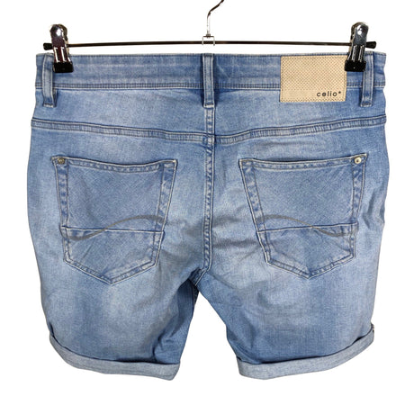 Miesten Celio - Farkkushortsit, koko W30 - Vaaleansininen (2)
