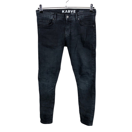 Miesten Karve - Farkut, koko W30 - Musta ()