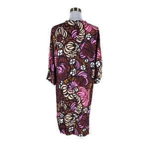 Naisten Marimekko - Sifonkimekko, koko 38 - Viininpunainen (2)