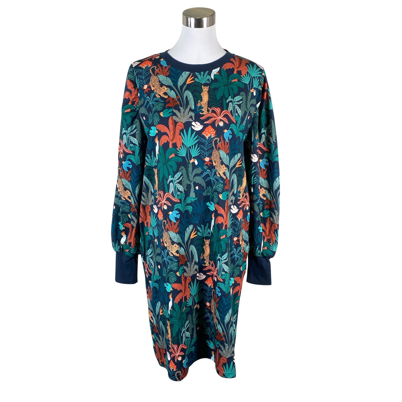 Naisten Toive - Trikoomekko, koko 38 - Sininen (1)