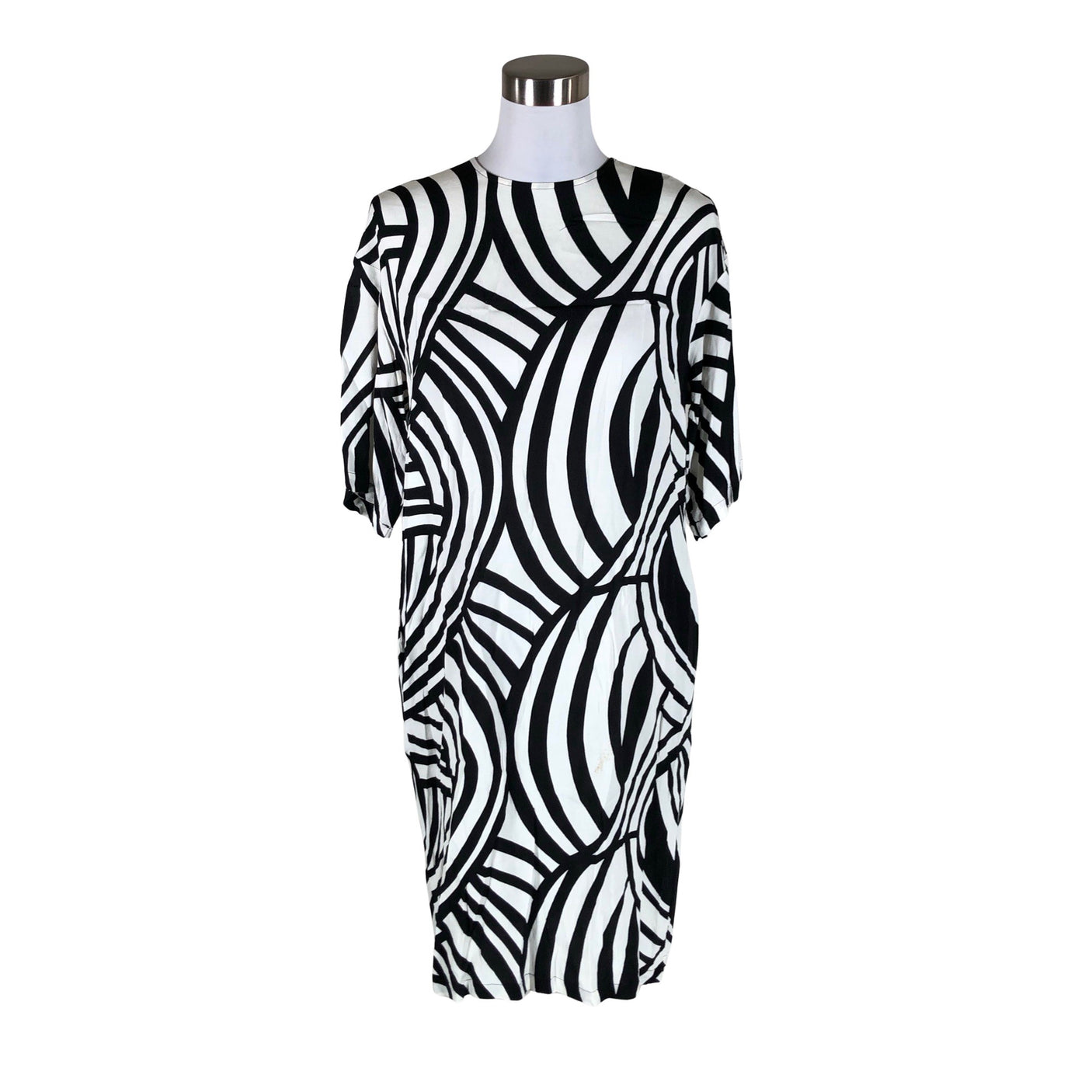 Naisten Marimekko - Sifonkimekko, koko 40 - Musta (1)