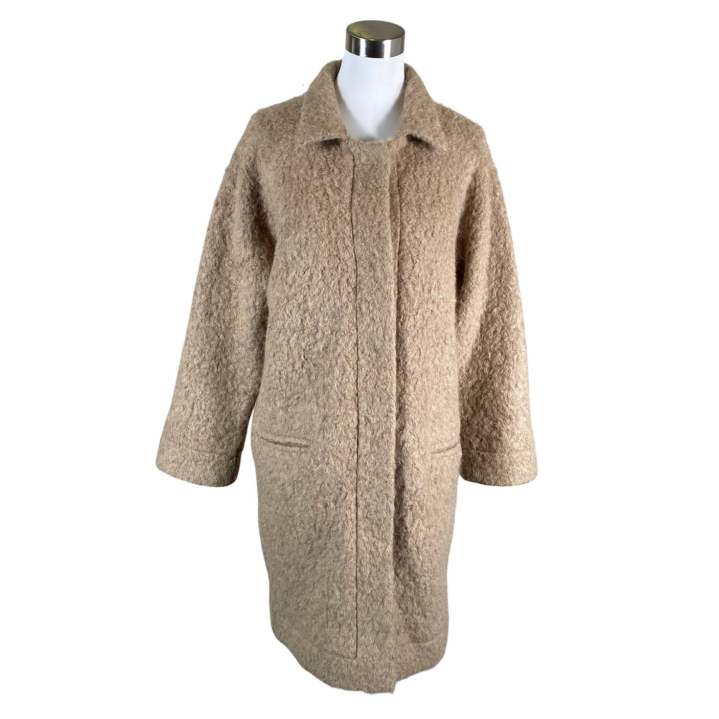 Naisten Katri Niskanen - Villakangastakki, koko 40 - Beige (1)