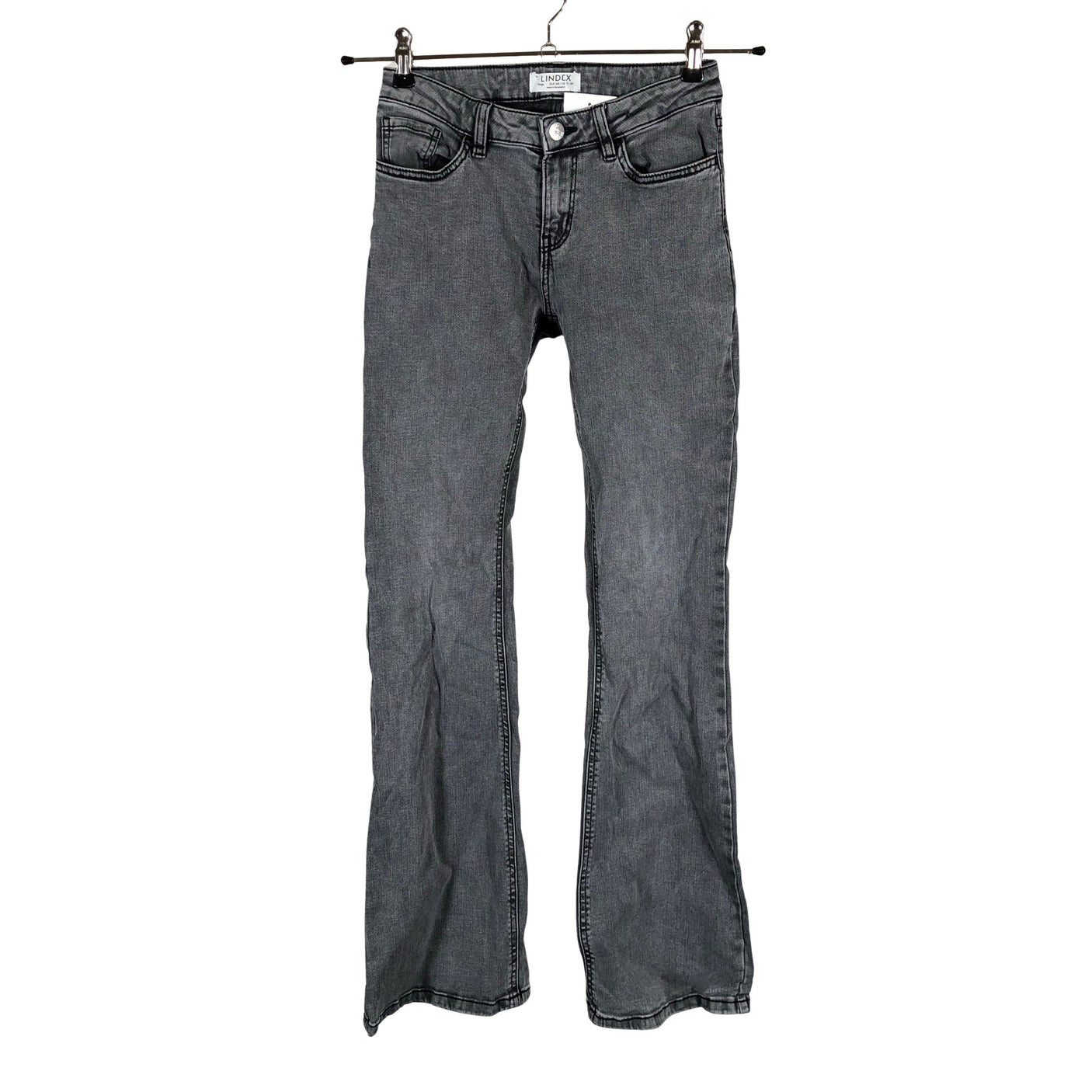 Unisex Lindex - Farkut, koko 158 - 164 - Harmaa (1)