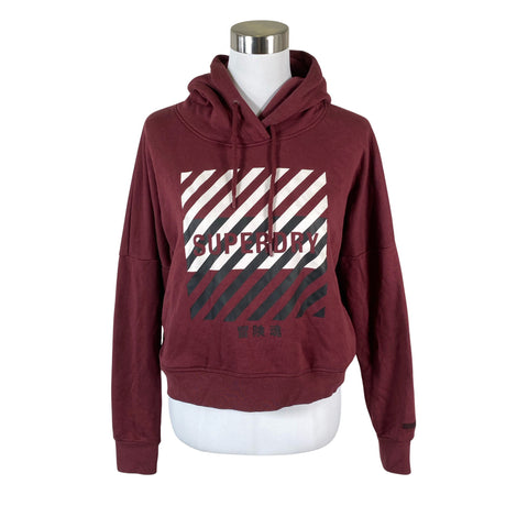 Naisten Superdry - Huppari, koko 38 - Viininpunainen ()