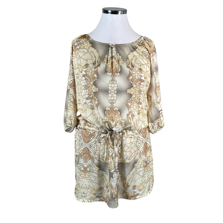 Naisten Karen by Simonsen - Sifonkimekko, koko 42 - Beige ()