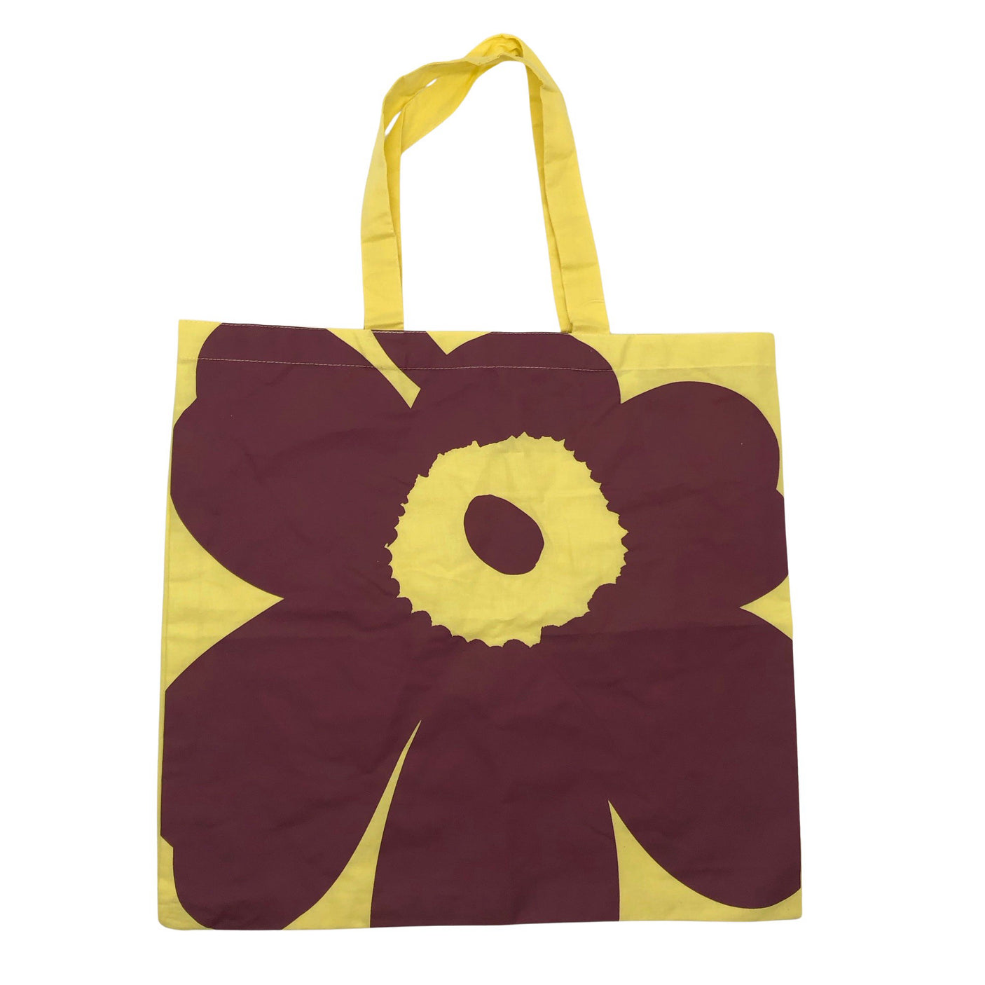 Naisten Marimekko - Ostoskassi, koko Maxi - Keltainen (1)