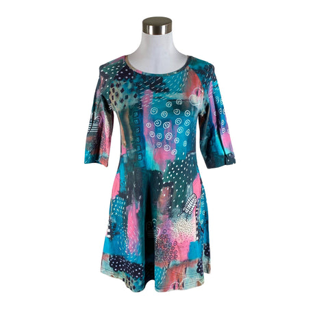 Naisten Ehta - Trikoomekko, koko 36 - Sininen ()