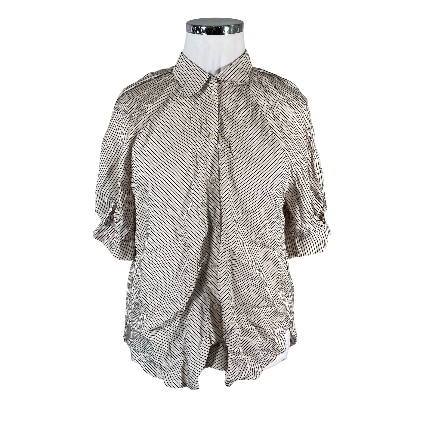 Naisten Lindex - Lyhythihainen pusero, koko 44 - Beige (1)