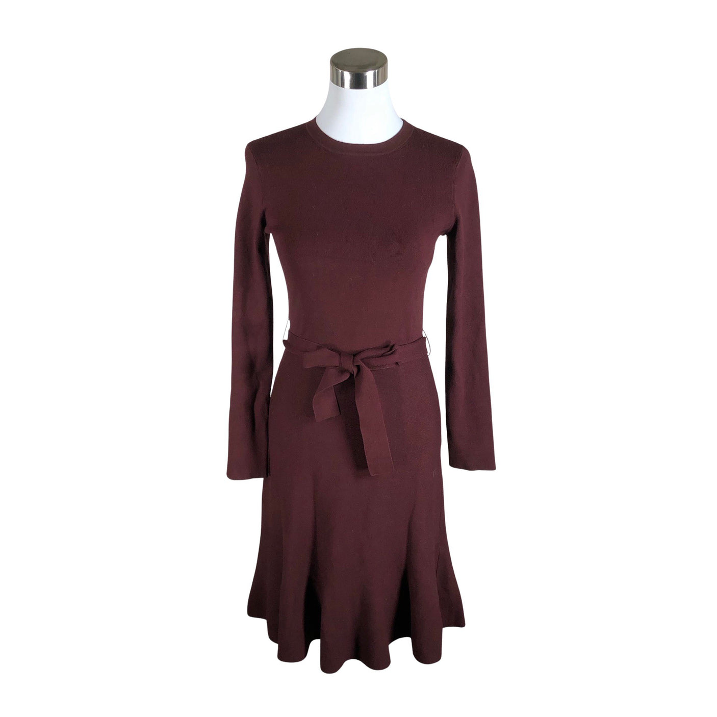 Naisten Massimo Dutti - Neulemekko, koko 36 - Viininpunainen (1)