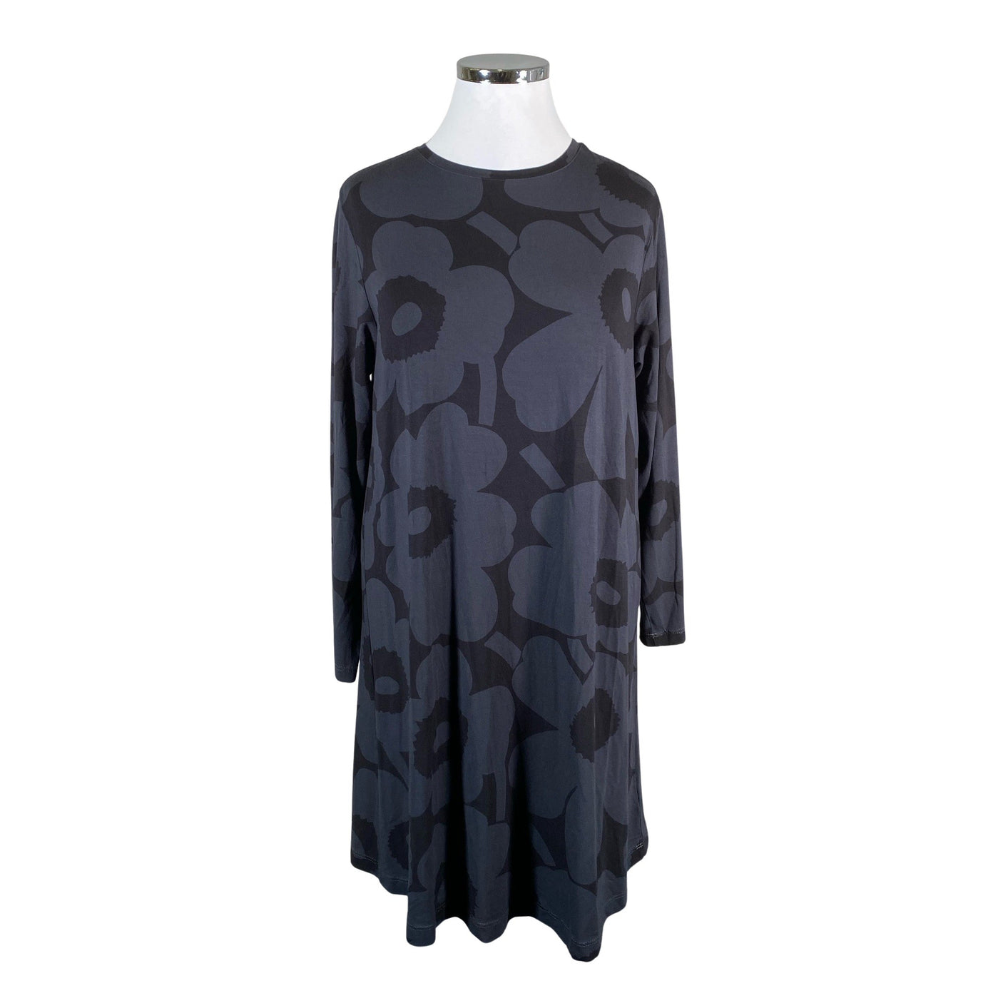 Naisten Marimekko - Trikoomekko, koko 42 - Harmaa (1)