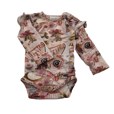 Tyttöjen Gugguu - Body, koko 74 - 80 - Vaaleanpunainen ()