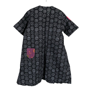 Tyttöjen Marimekko - Kangasmekko, koko 140 - 146 - Musta (2)