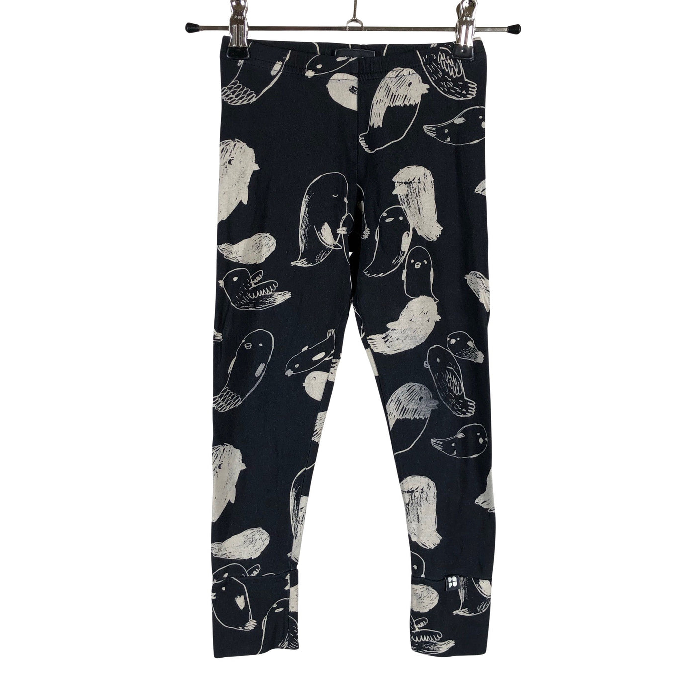 Unisex Papu - Leggingsit, koko 98 - 104 - Musta (1)