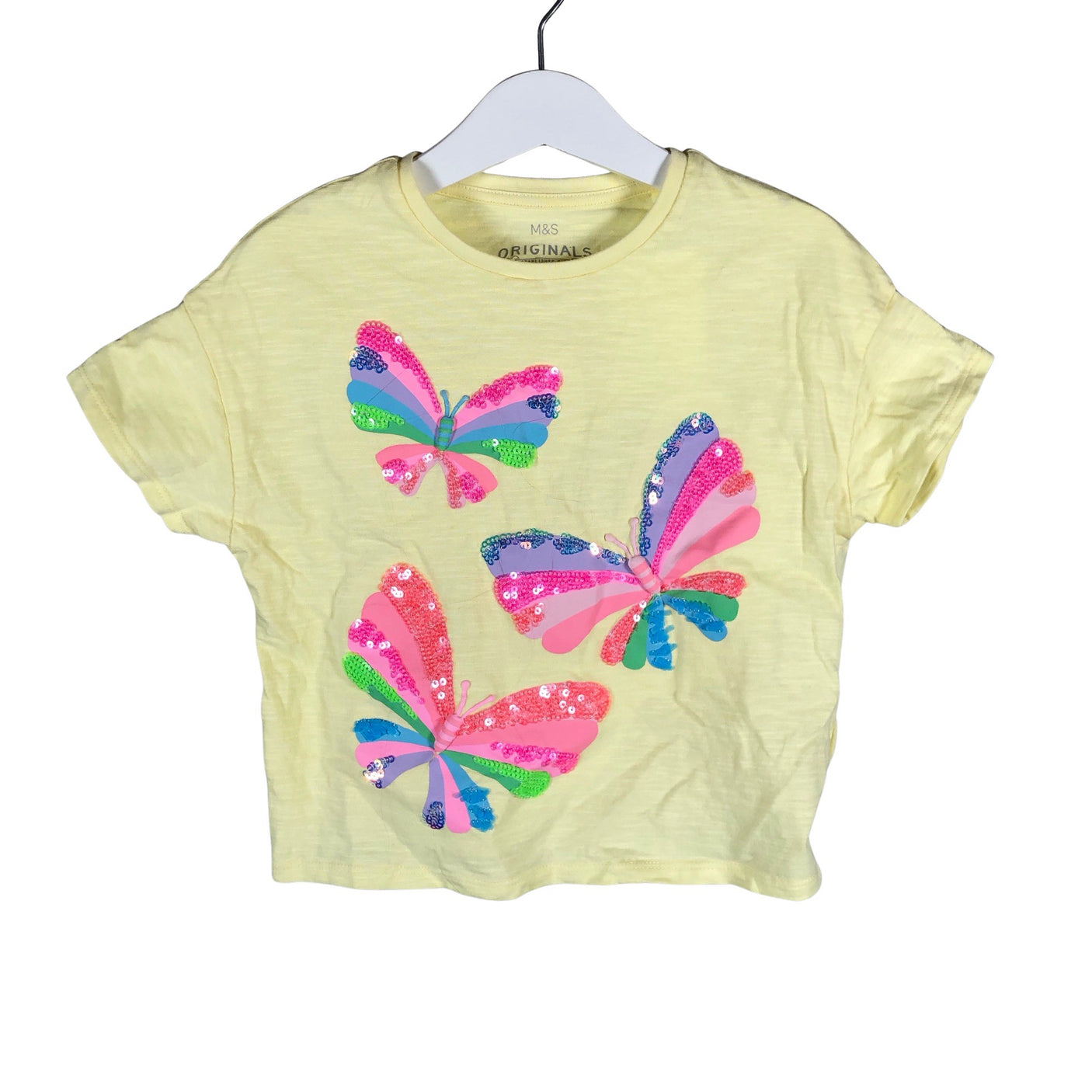 Unisex Marks&Spencer - T-paita, koko 104 - 110 - Keltainen (1)