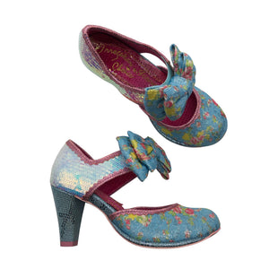 Naisten Irregular Choice - Korkokengät, koko 37 - Vaaleansininen (1)