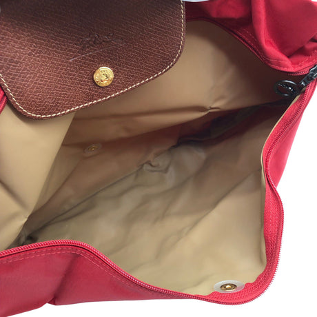 Naisten Longchamp - Käsilaukku, koko Midi - Punainen (2)