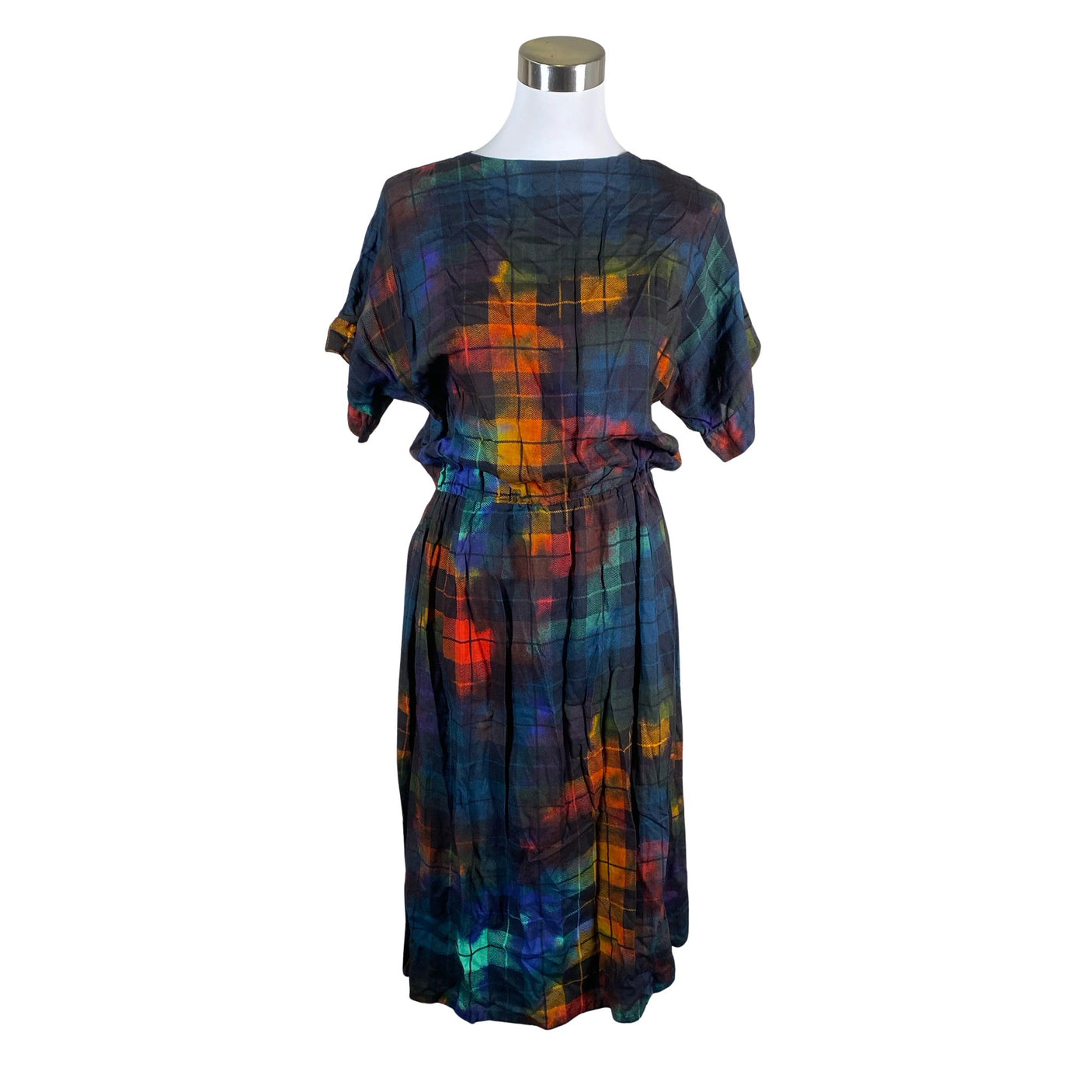 Naisten Handmade - Sifonkimekko, koko 38 - Musta (1)