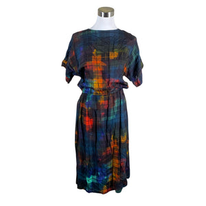 Naisten Handmade - Sifonkimekko, koko 38 - Musta (1)