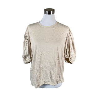 Naisten Selected - T-paita, koko 38 - Beige (1)