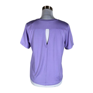 Naisten NOSH - Urheilupaita, lyhyet hihat, koko 36 - Violetti (2)