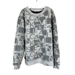 Unisex Calvin Klein Jeans - Collegepaita, koko 146 - 152 - Harmaa (1)